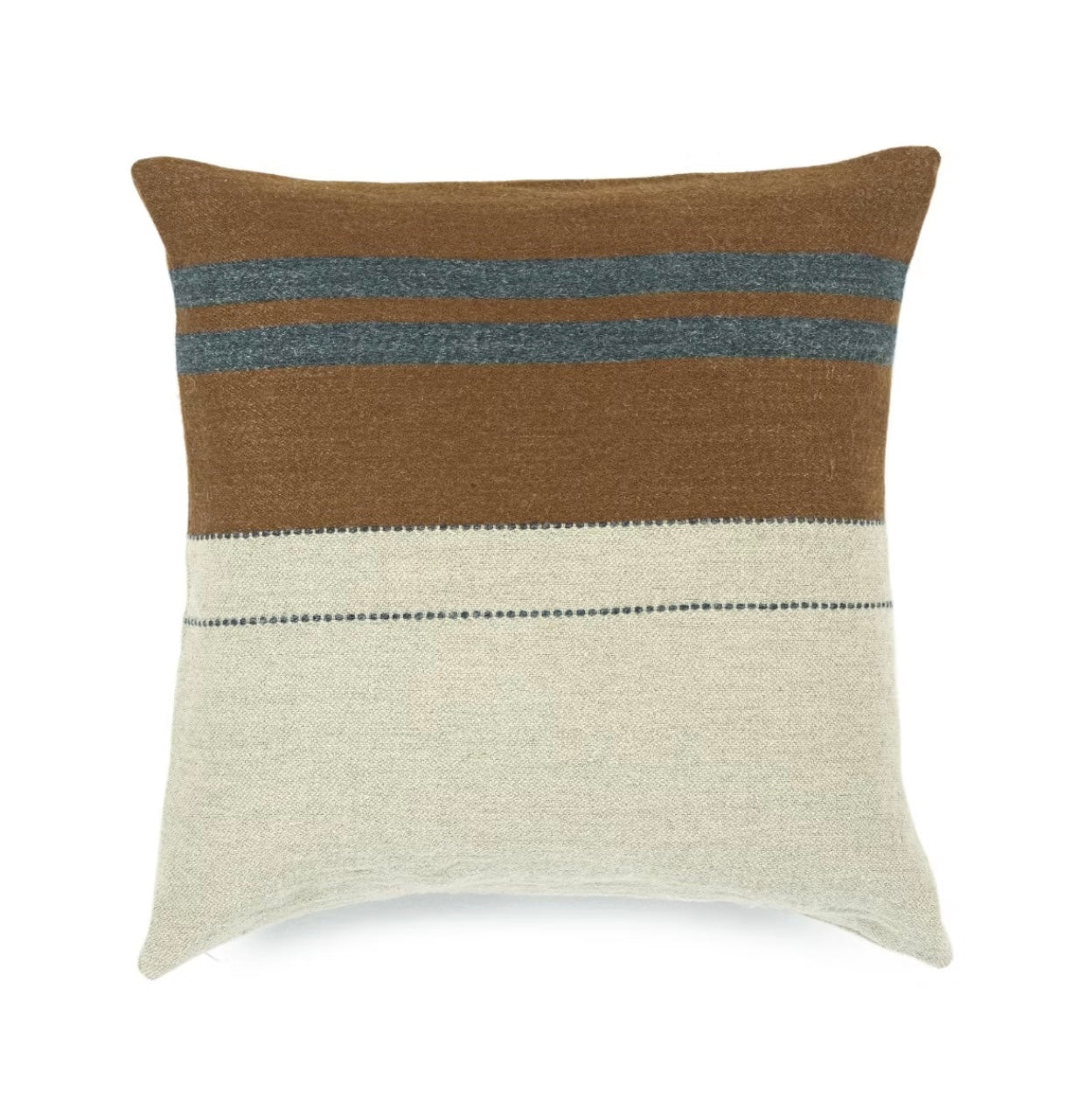 Highland Stripe Cov. 63x63 Pillow Smoke