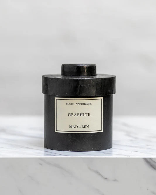 Bougie D'Apothicaire 300G Black Wax (Graphite)