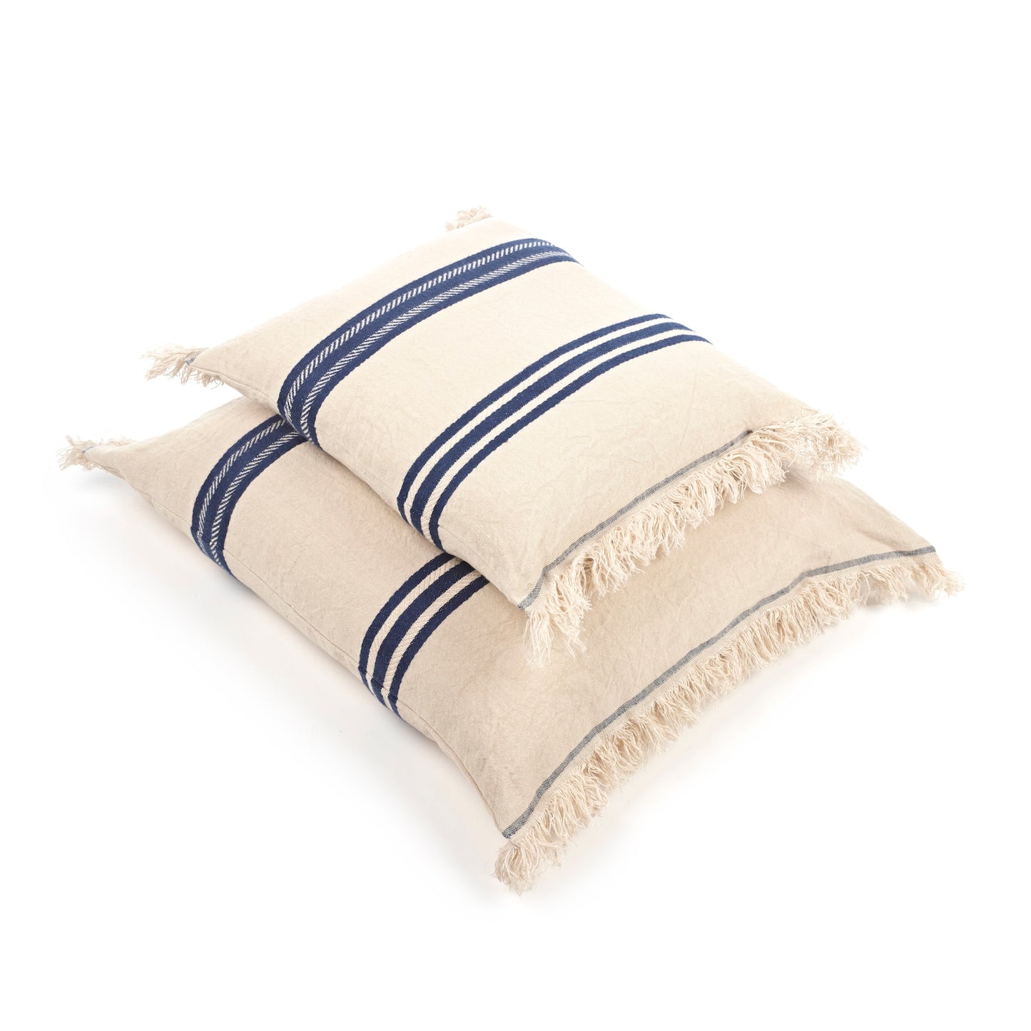 Indigo stripe Pillow Cover