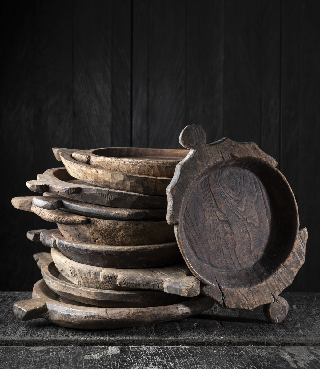 Teak serving dish