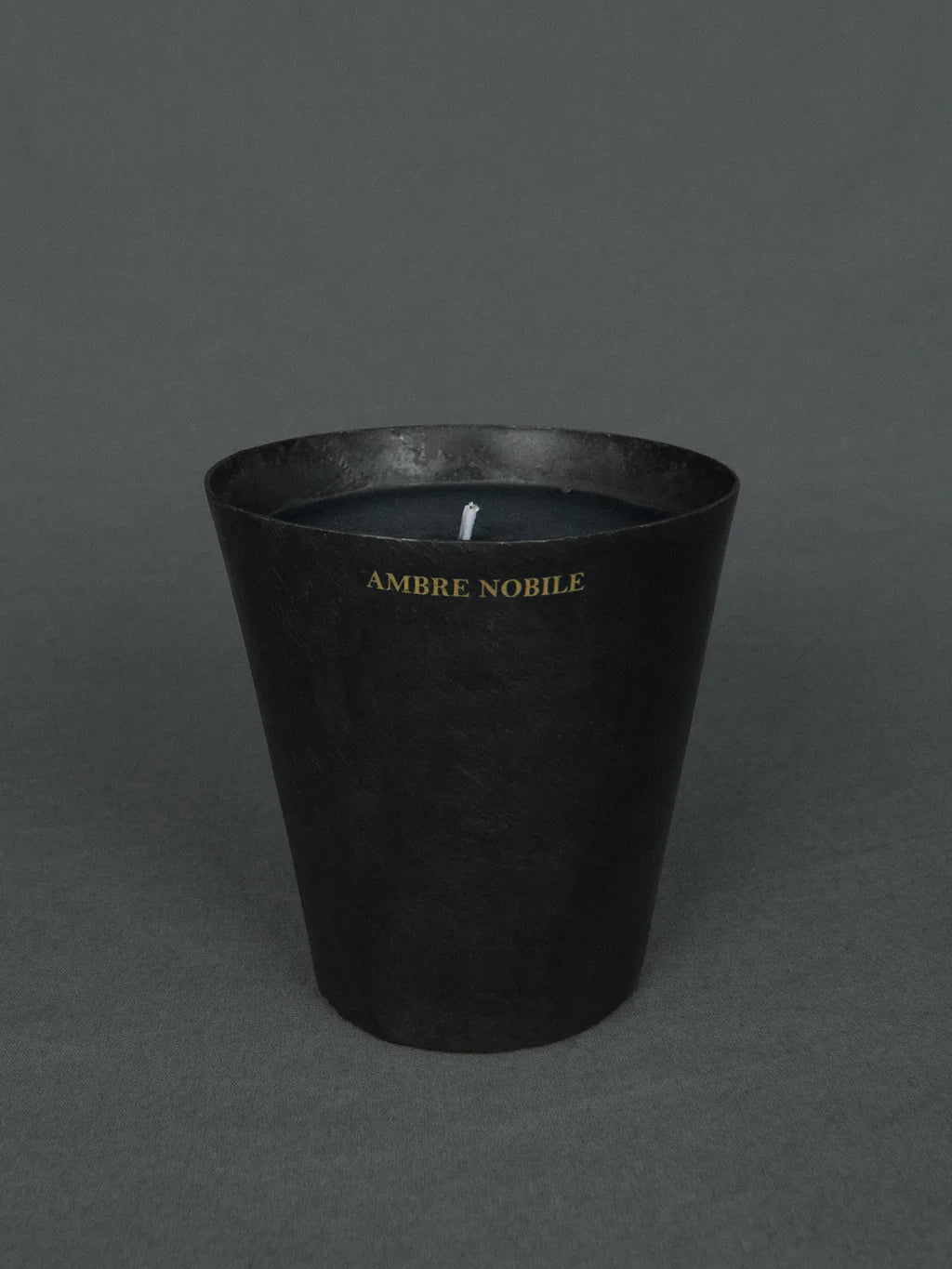 Bougie Vestimentale Large 20X21 Black Wax Black Champaka