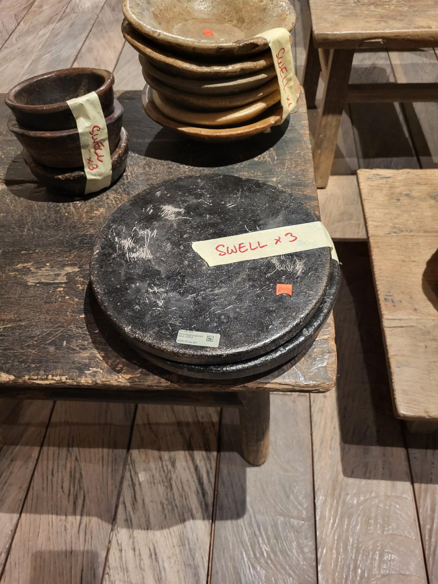 Soapstone chapati plate