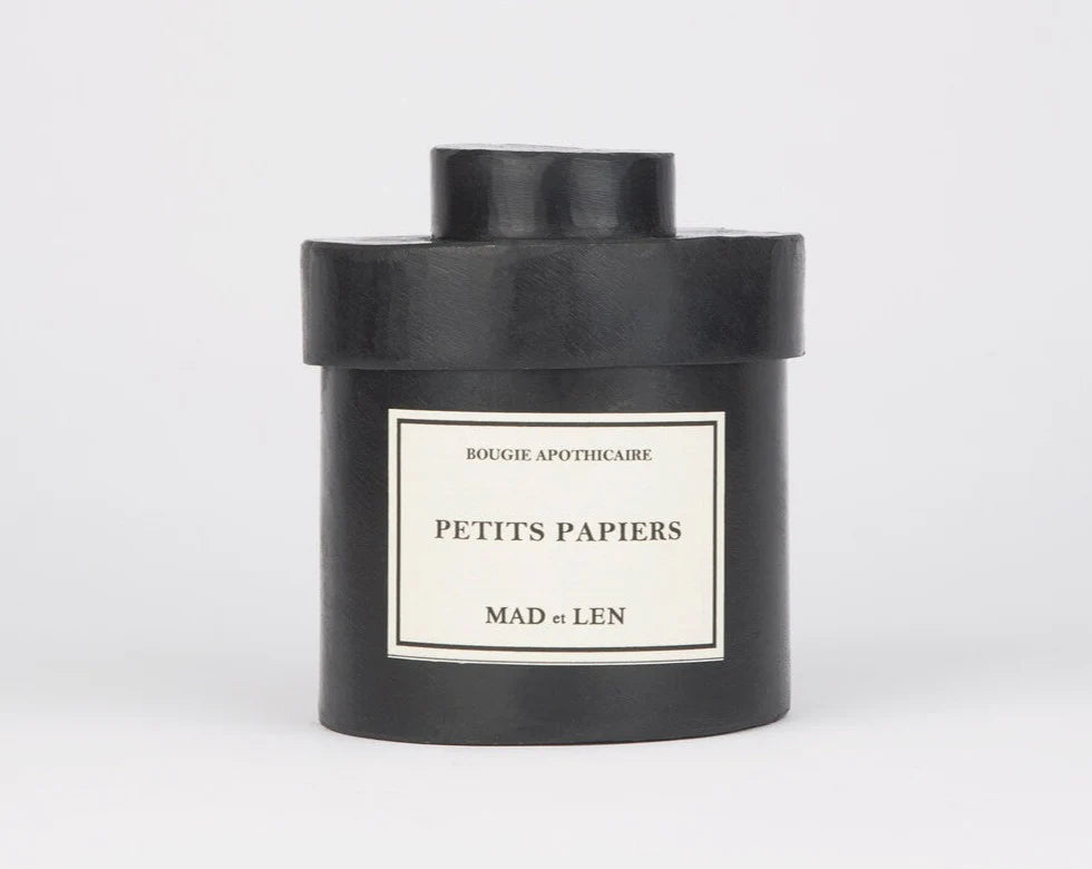 Bougie D'Apothicaire 300G Black Wax (Petits Papiers)