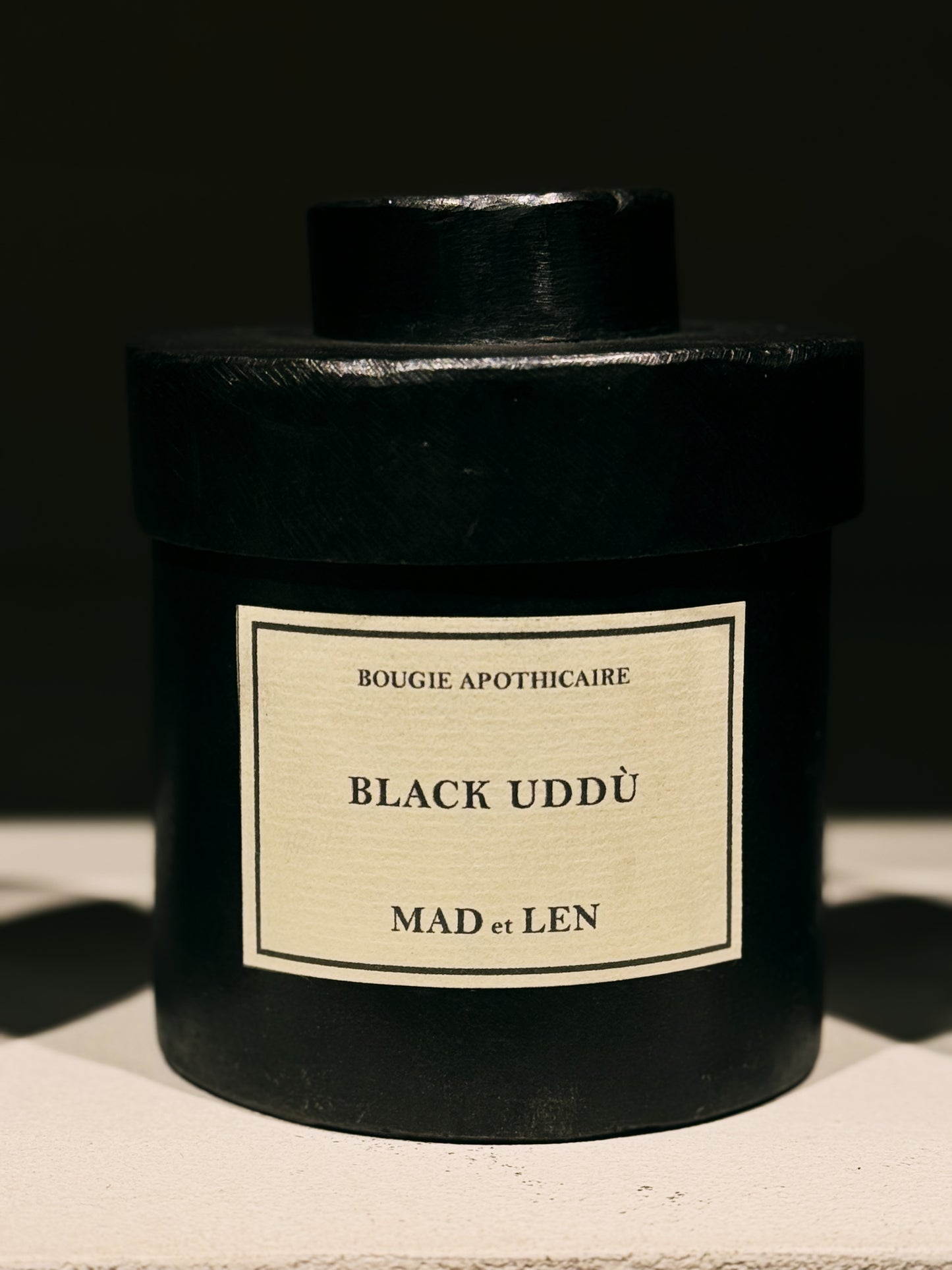 Bougie D'Apothicaire 300G Black Wax (Black Uddu)