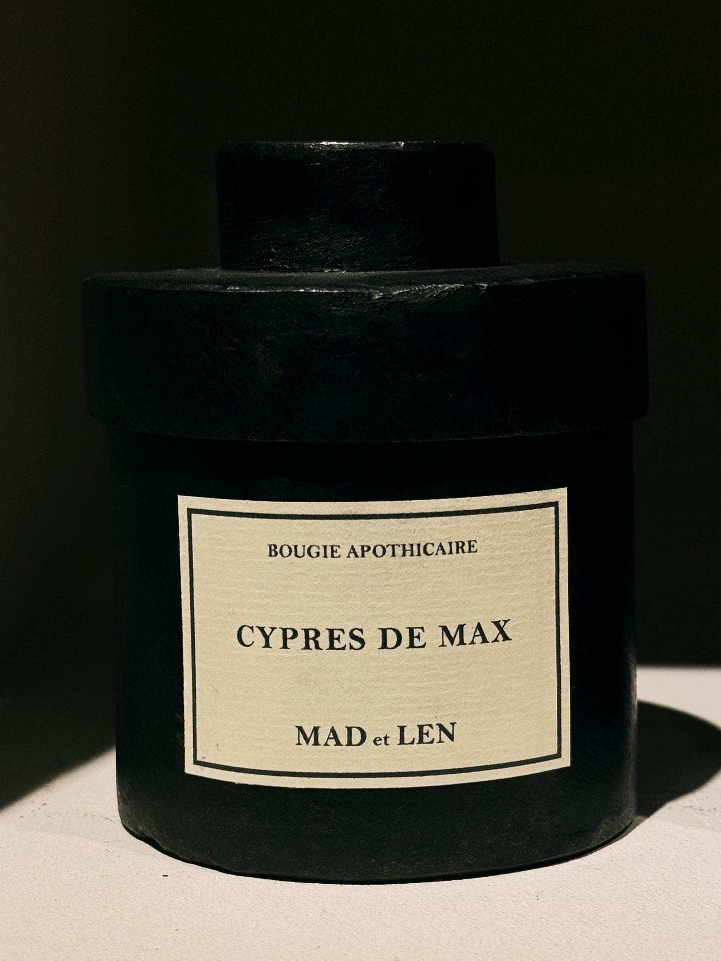 Bougie D'Apothicaire 300G Black Wax (Cypres De Max)
