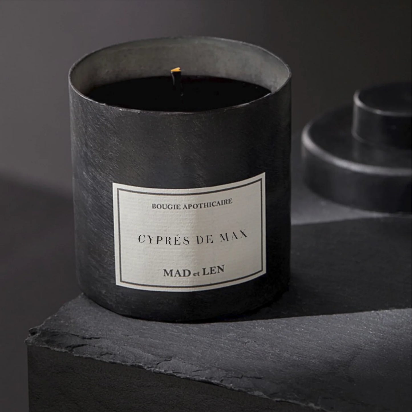 Bougie D'Apothicaire 300G Black Wax (Cypres De Max)