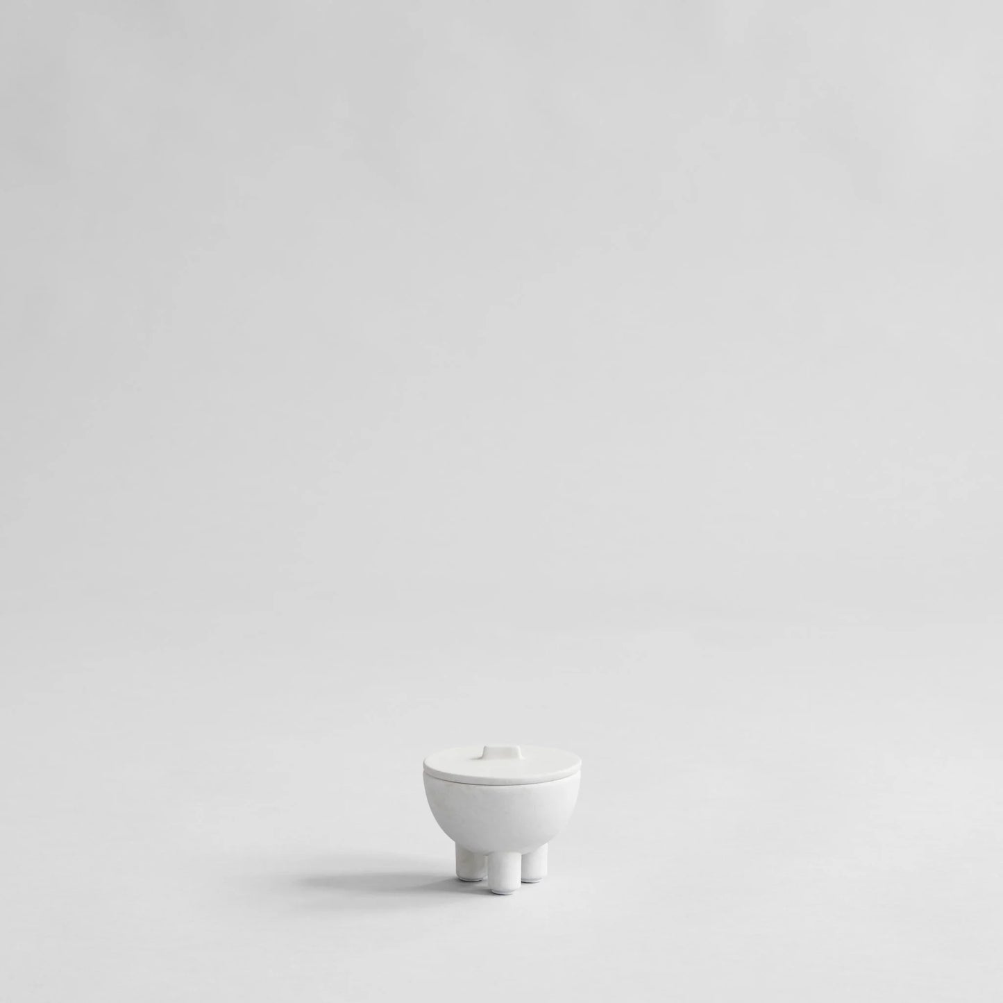 Duck Jar Mini Bone White