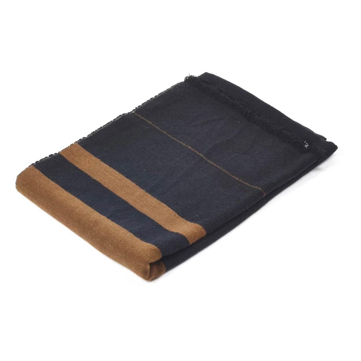 Oscar Throw 135X220 Black Stripe