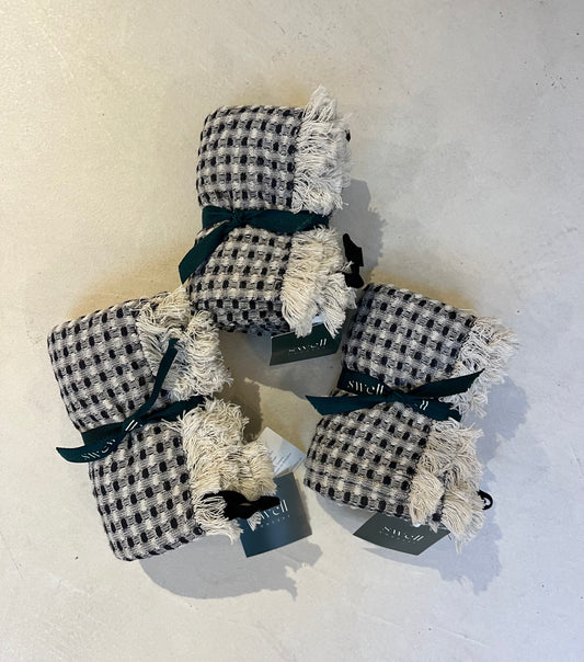 Hand Towel Wilma - Black/White