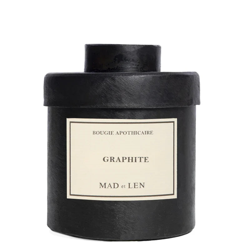 Bougie D'Apothicaire 300G Black Wax (Graphite)