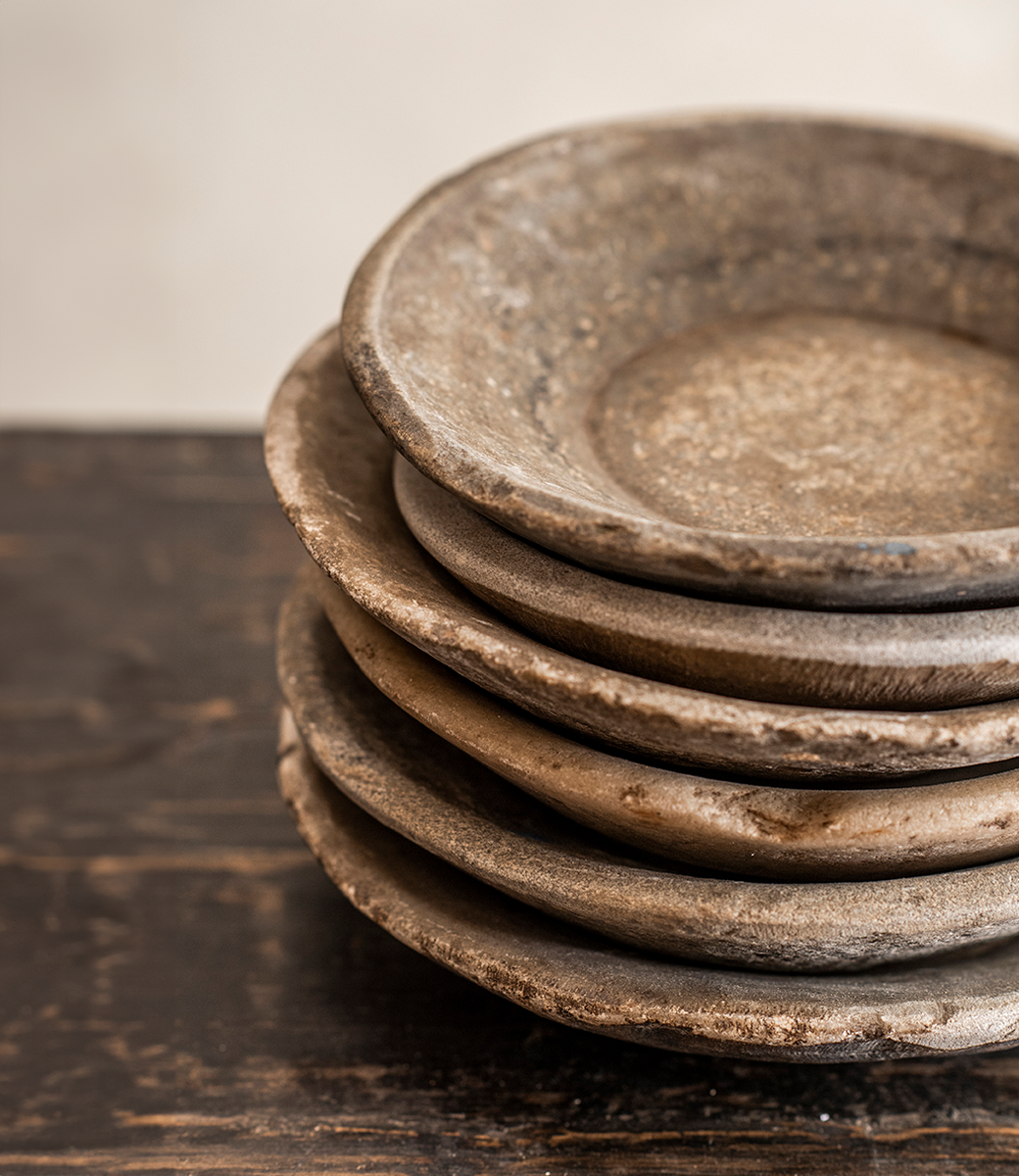 Indian stone plate