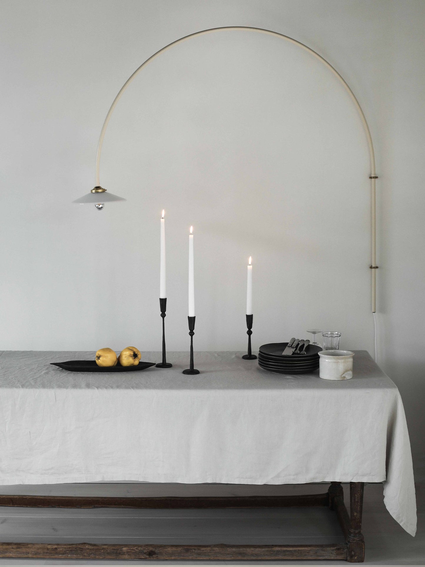 Boule Candleholder L - Black