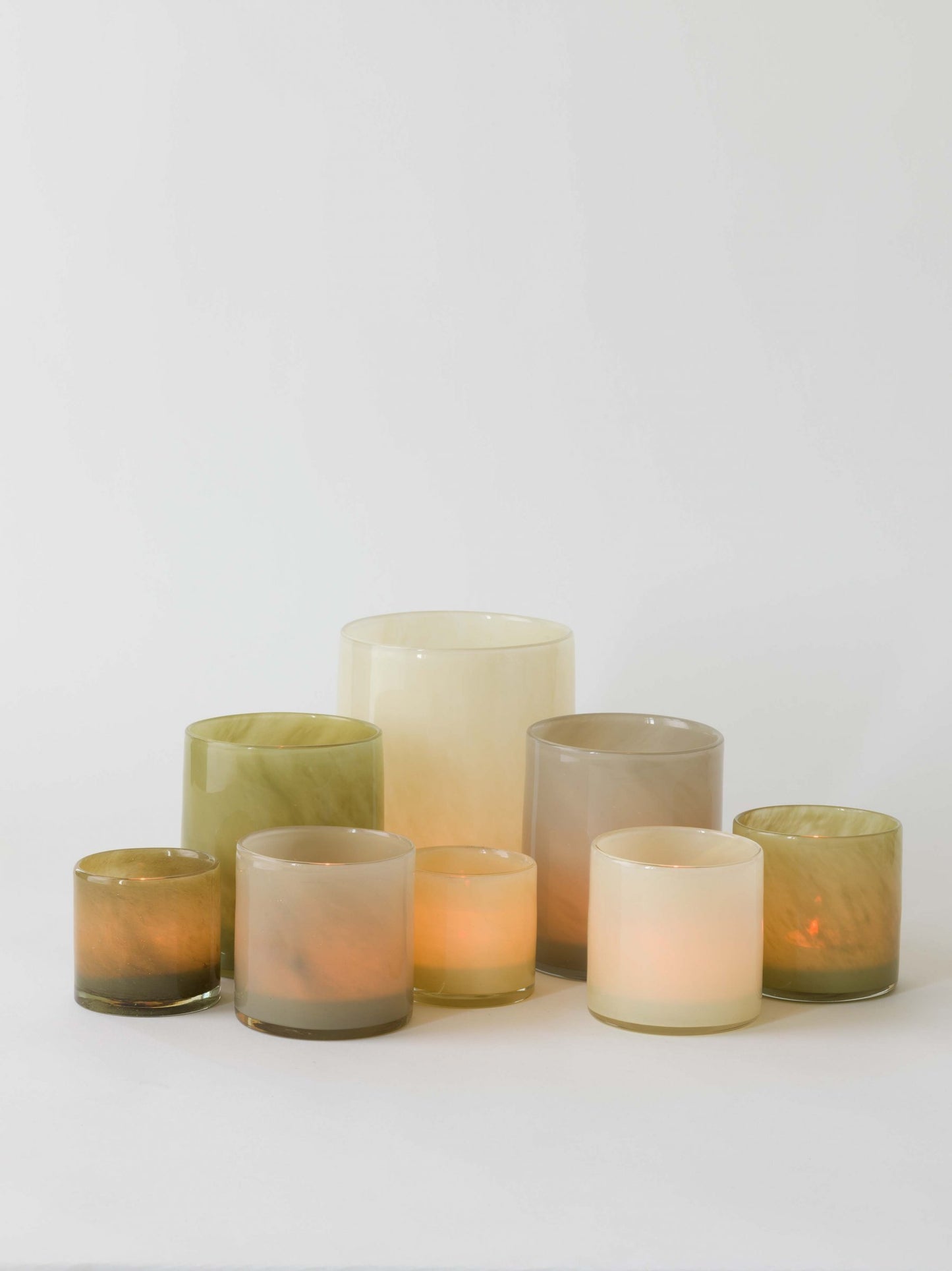 Lyric Candleholder Xs - Olive Green