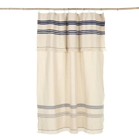Indigo coverlet