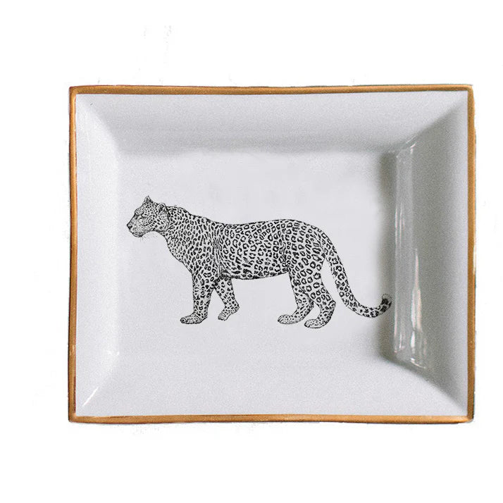 Vacia Bolsillos Porcelana limoges Leopard